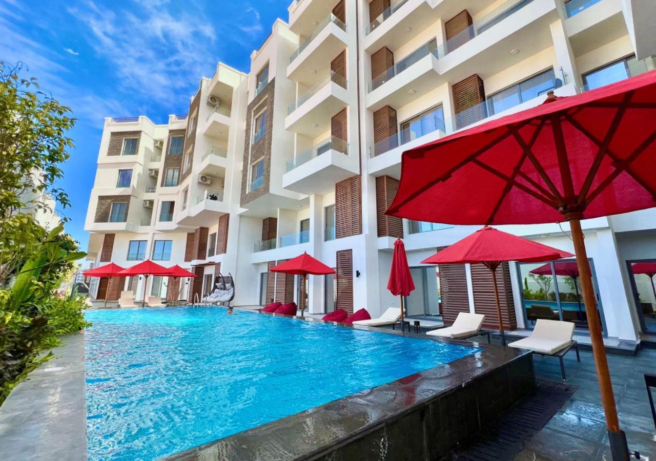 Sanctuary Sunlit Hurghada Haven With 4 Pools, Rooftop Sunsets & Gourmet Bites Steps Away Exteriör bild